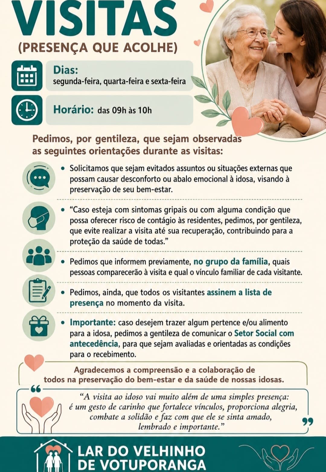 Alerta de visitas